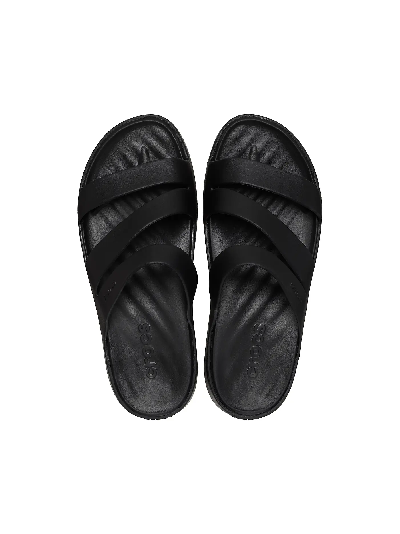 CROCS | Damen Badepantoffeln Getaway Strappy | schwarz