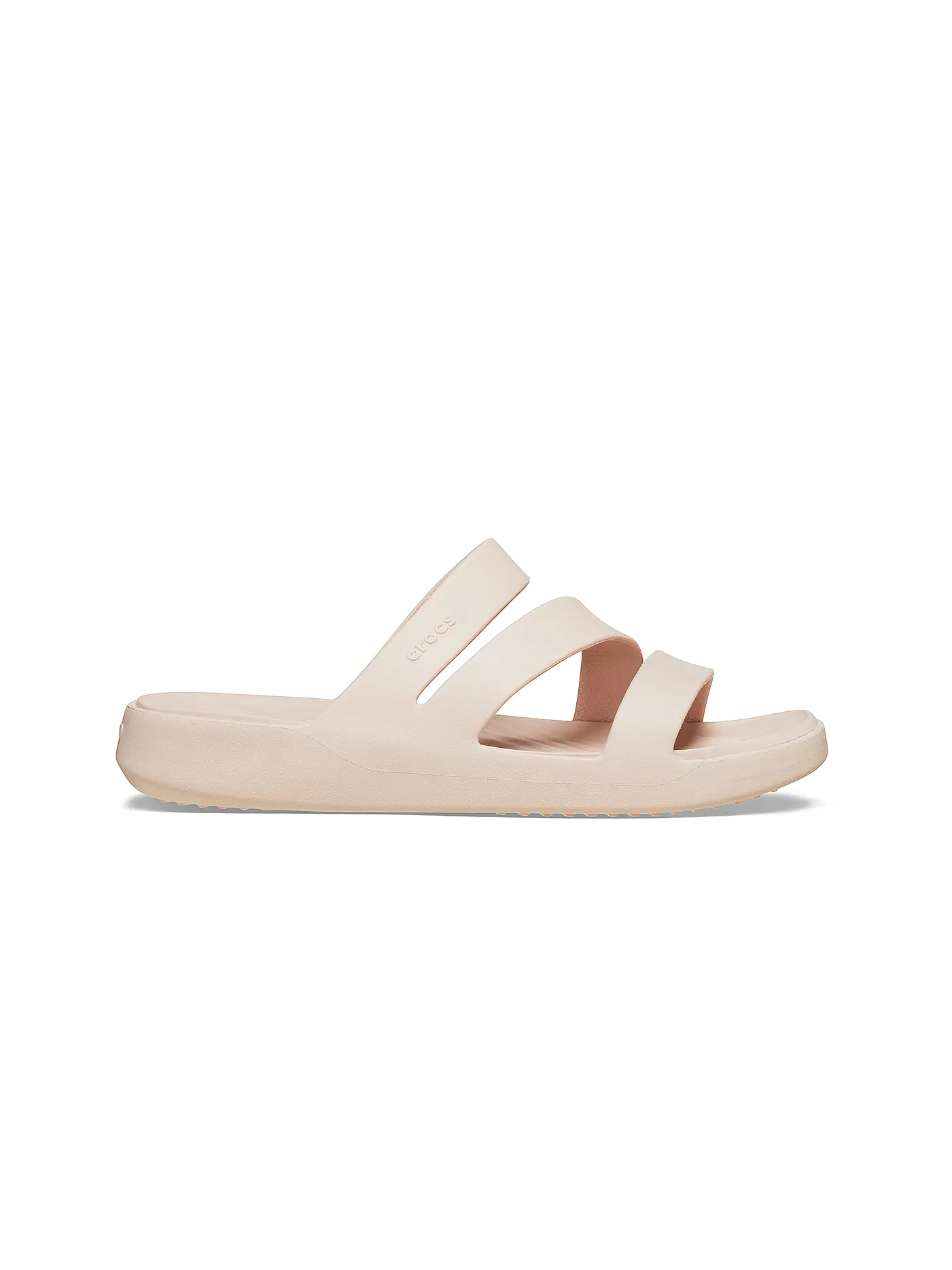 CROCS | Damen Badepantoffeln Getaway Strappy | hellgrau
