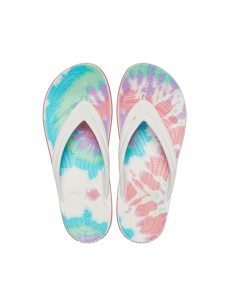 CROCS | Damen Zehentrenner Crocband™ Tie-Dye Flip | bunt