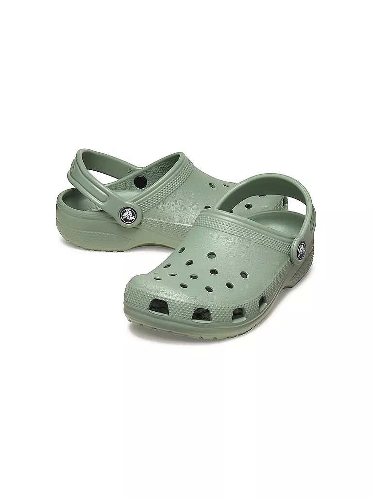 CROCS | Kinder Badepantoffeln Classic Clog | olive