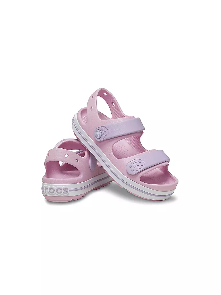 CROCS | Mini Kinder Badepantoffeln Crocband Cruiser | rosa