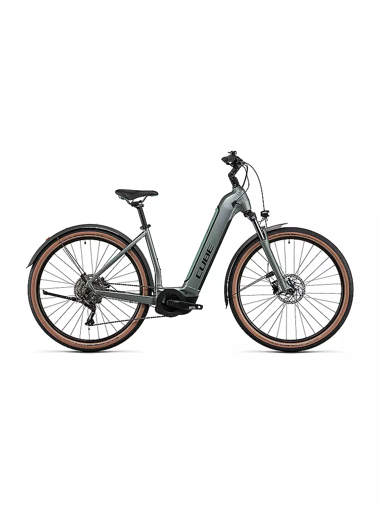 CUBE | Damen E-Bike Nuride Hybrid Pro 625 Allroad 2022 | grün