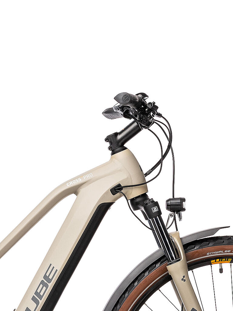 CUBE | Damen E-Crossbike 29" Cross Hybrid Pro 625 Allroad 2021 | beige