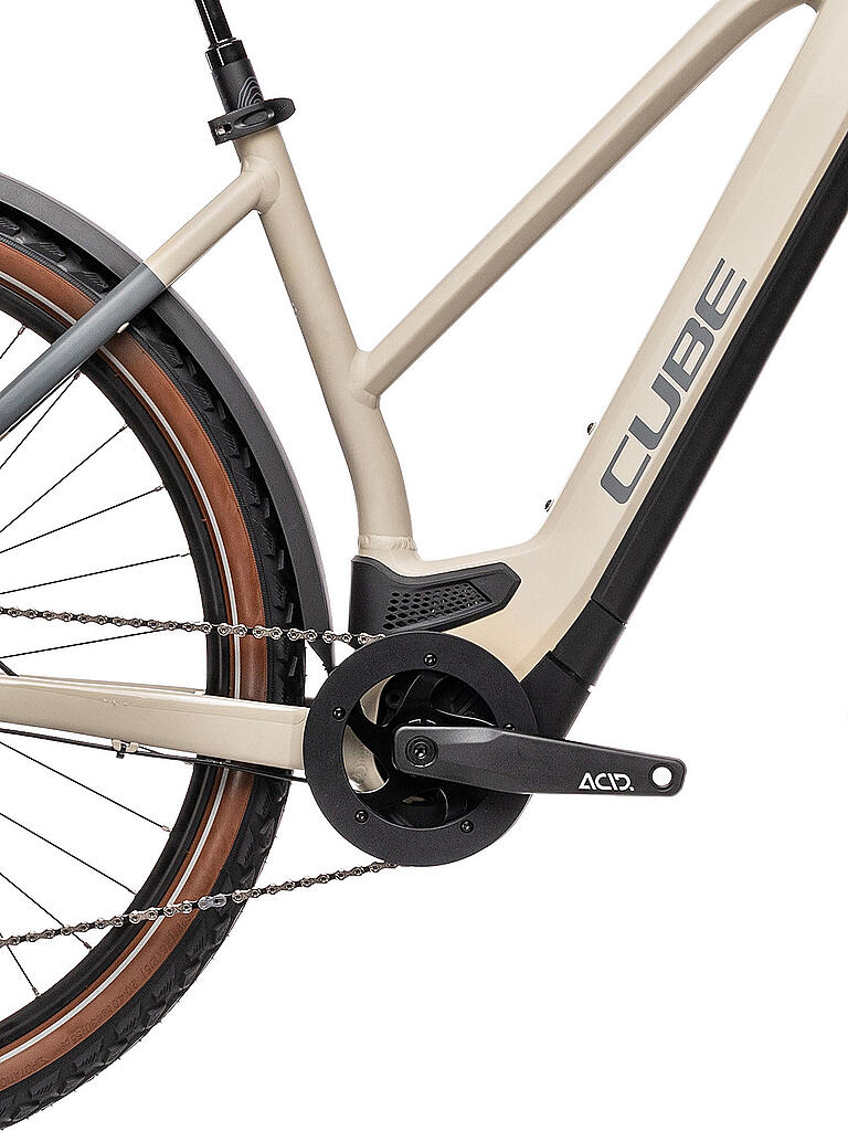 CUBE | Damen E-Crossbike 29" Cross Hybrid Pro 625 Allroad 2021 | beige
