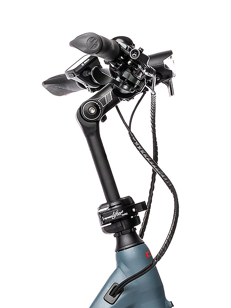 CUBE | Damen E-Klapprad Compact Hybrid Sport | blau