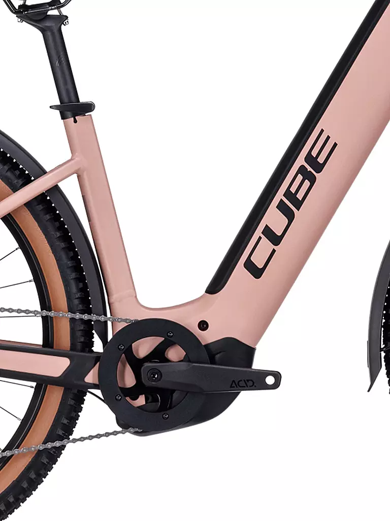 CUBE | Damen E-Mountainbike 27,5" Reaction Hybrid Pro 625 Allroad | rosa
