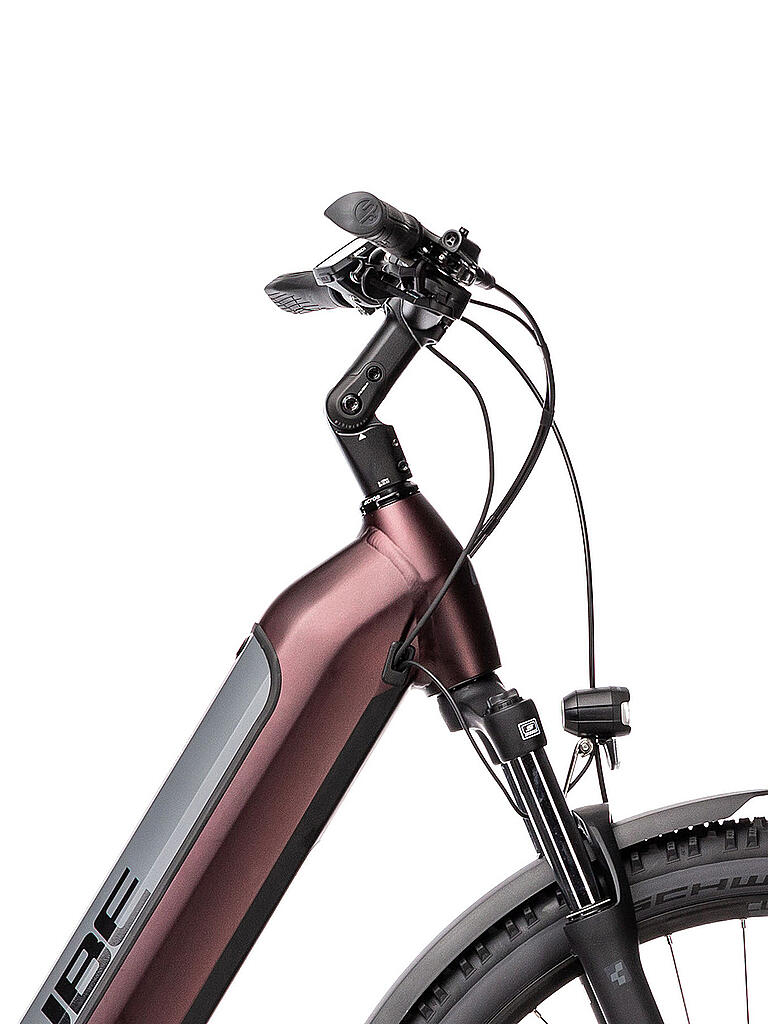 CUBE | Damen E-Mountainbike Nuride Hybrid Pro 625 Allroad 2021 | rot