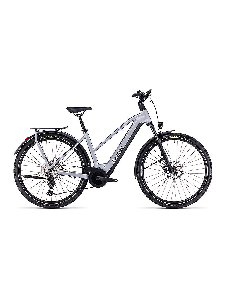 CUBE | Damen E-Trekkingbike 28" Kathmandu Hybrid SLX 750 2023 | silber