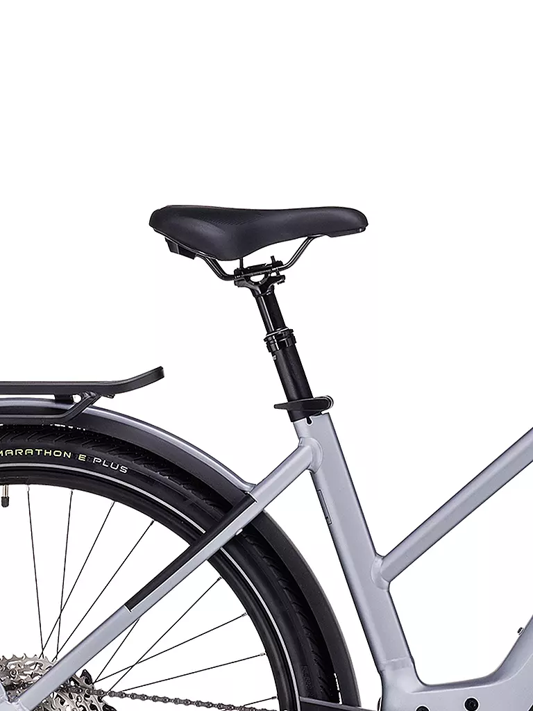 CUBE | Damen E-Trekkingbike 28" Kathmandu Hybrid SLX 750 | silber