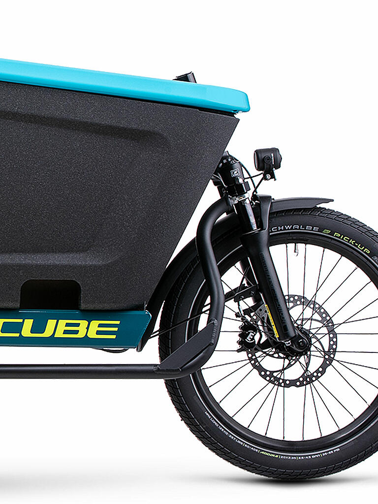 CUBE | E-Lastenrad Cargo Hybrid 500  | blau