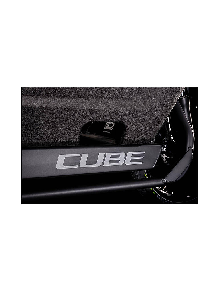 CUBE | E-Lastenrad Cargo Hybrid 500  | grau