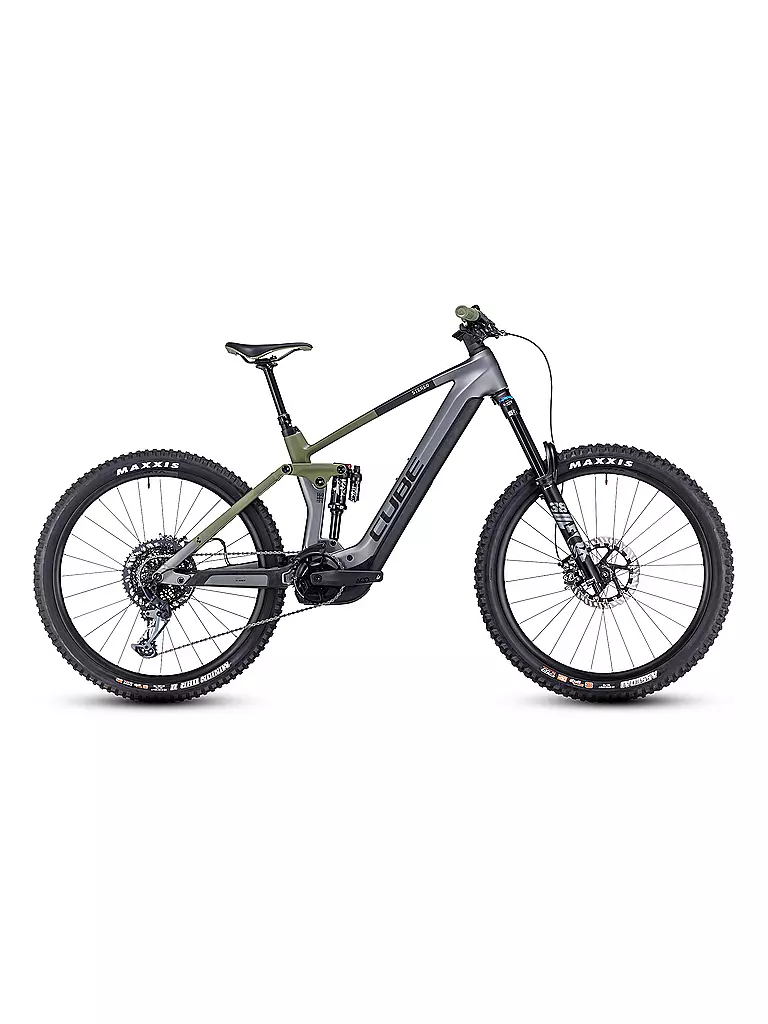 CUBE | Herren E-Mountainbike 27,5" Stereo Hybrid 160 HPC TM 750 | grau