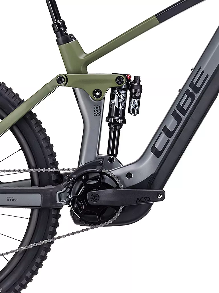 CUBE | Herren E-Mountainbike 27,5" Stereo Hybrid 160 HPC TM 750 | grau