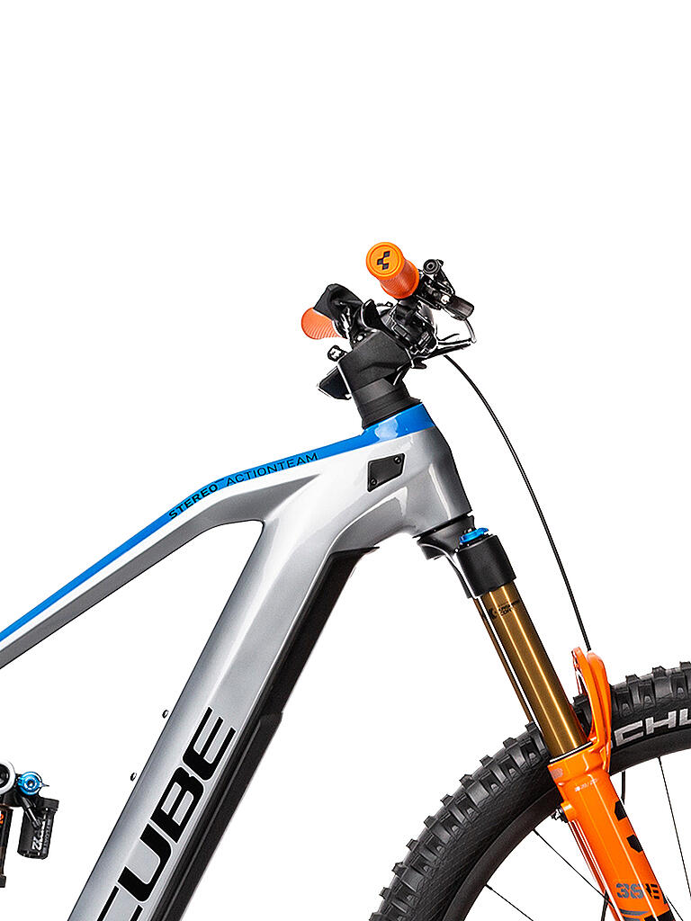 CUBE | Herren E-Mountainbike 29" Stereo Hybrid 140 HPC Actionteam 625 KIOX 2021 | silber