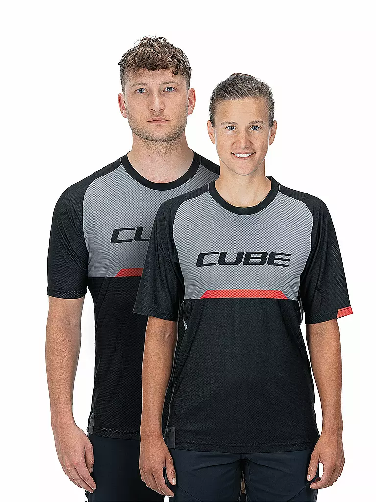 CUBE | Herren Radshirt Edge | schwarz