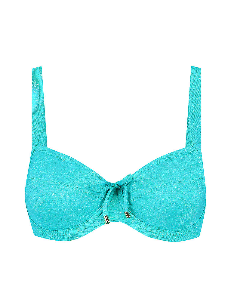 CYELL Damen Bikinioberteil Sea Sparkle türkis | 44D