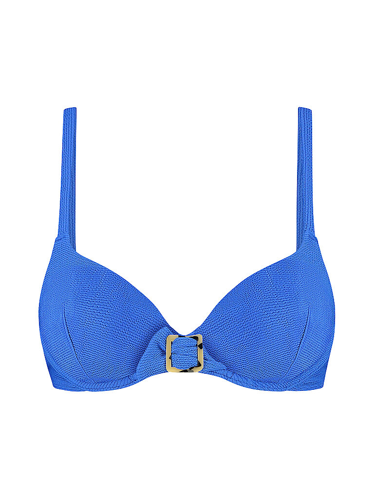 CYELL Damen Bikinioberteil Wavy Blue blau | 36C