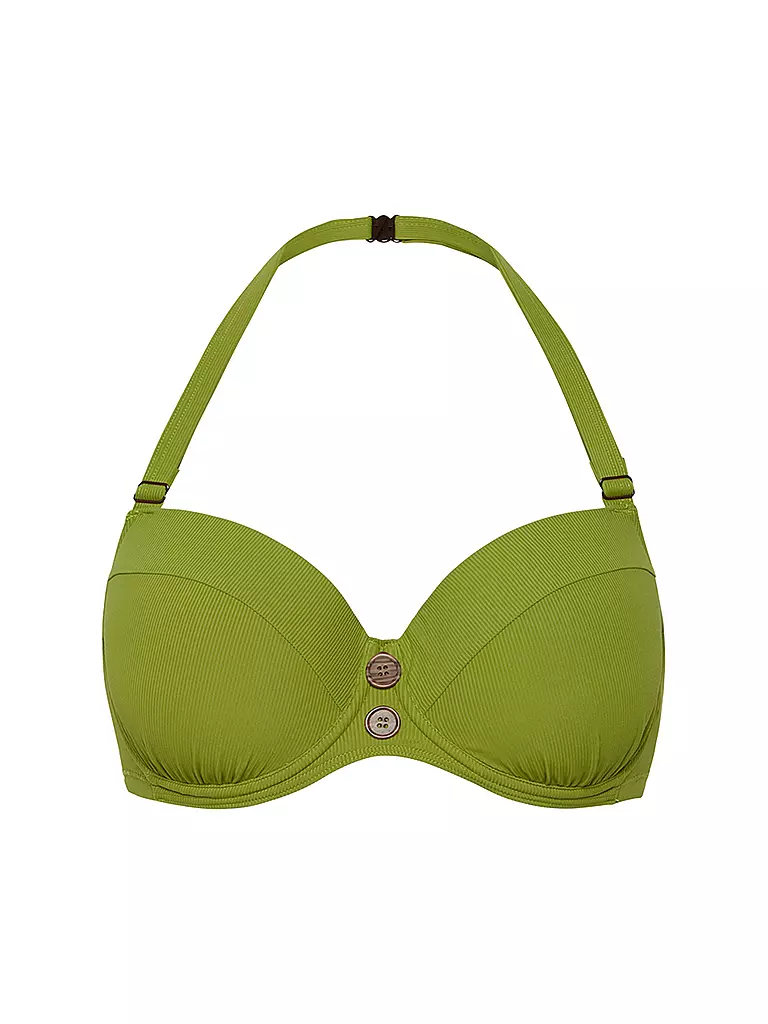 CYELL | Damen Bikinioberteil Bügel-Top Pandan Cake | grün