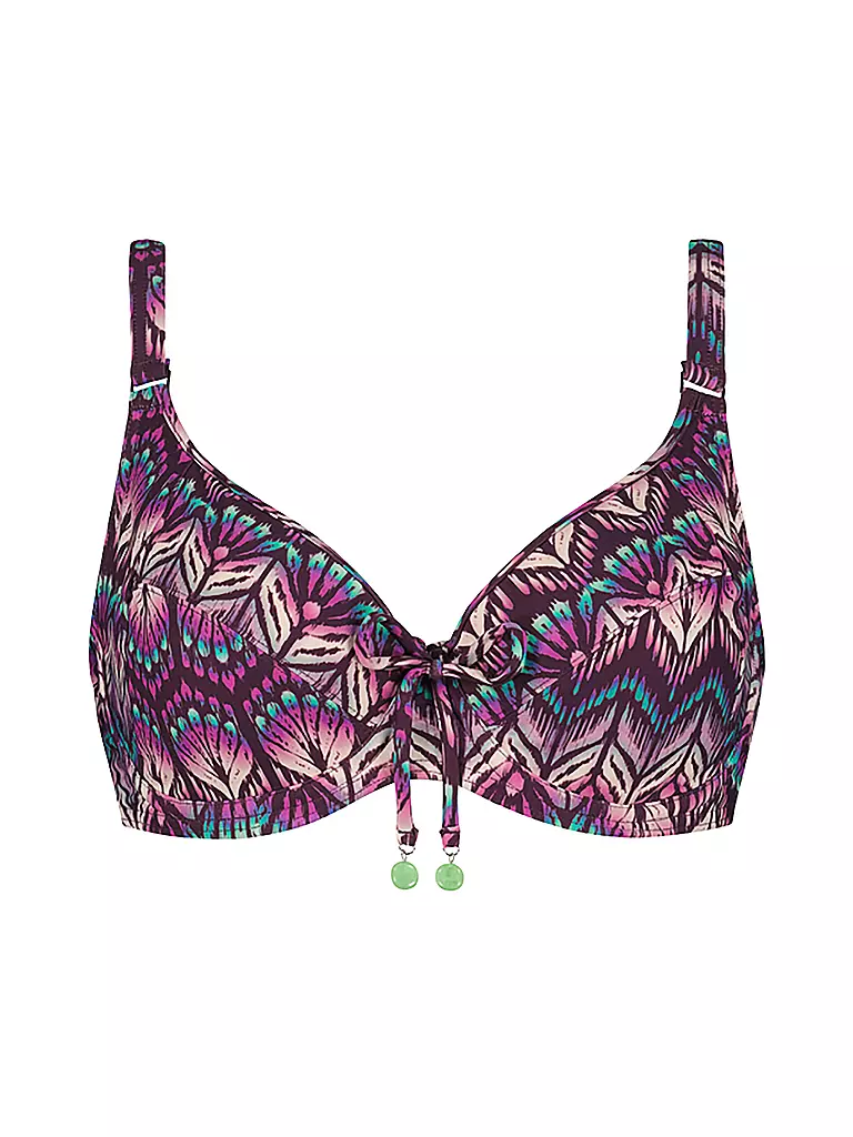 CYELL | Damen Bikinioberteil Peacock | lila