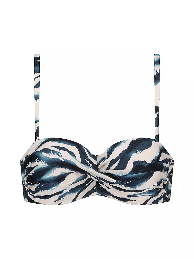 CYELL | Damen Bikinioberteil Wavy Water | blau