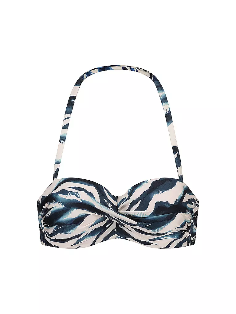 CYELL | Damen Bikinioberteil Wavy Water | blau