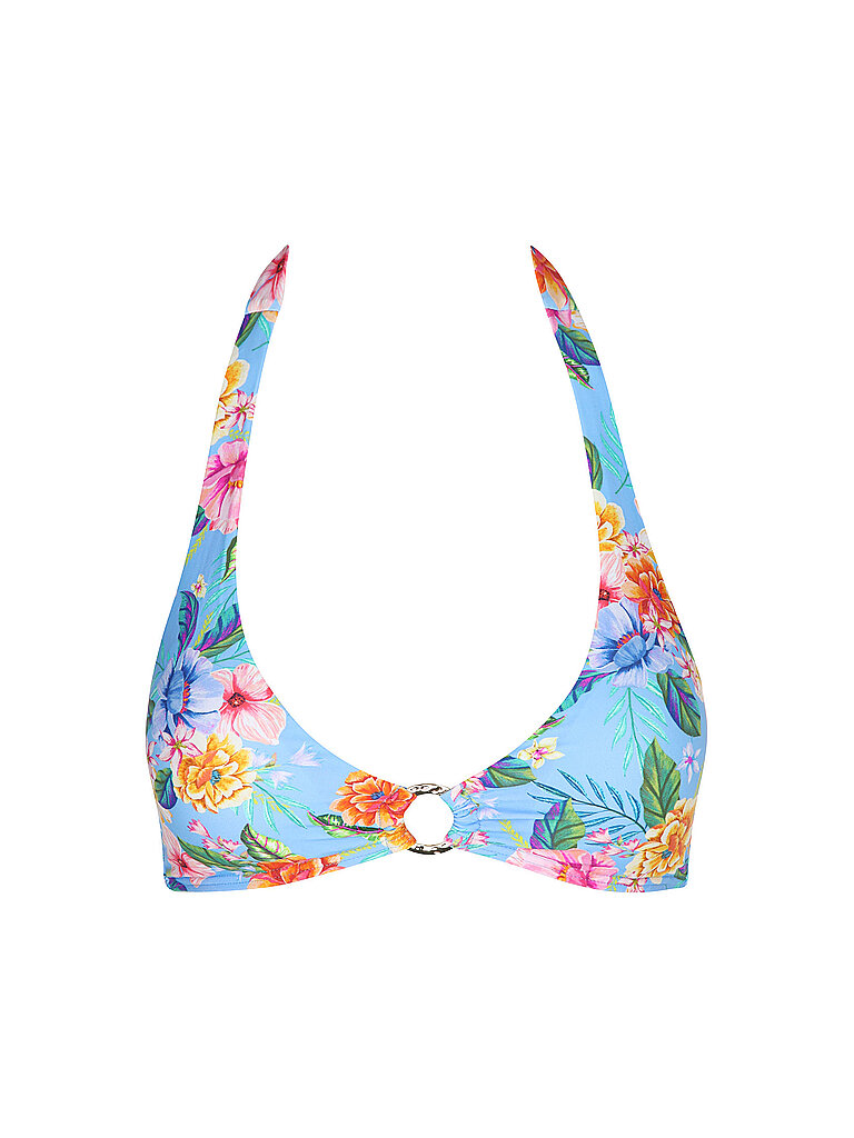 darling harbour Damen Bikinioberteil Neckholder Top Ring bunt