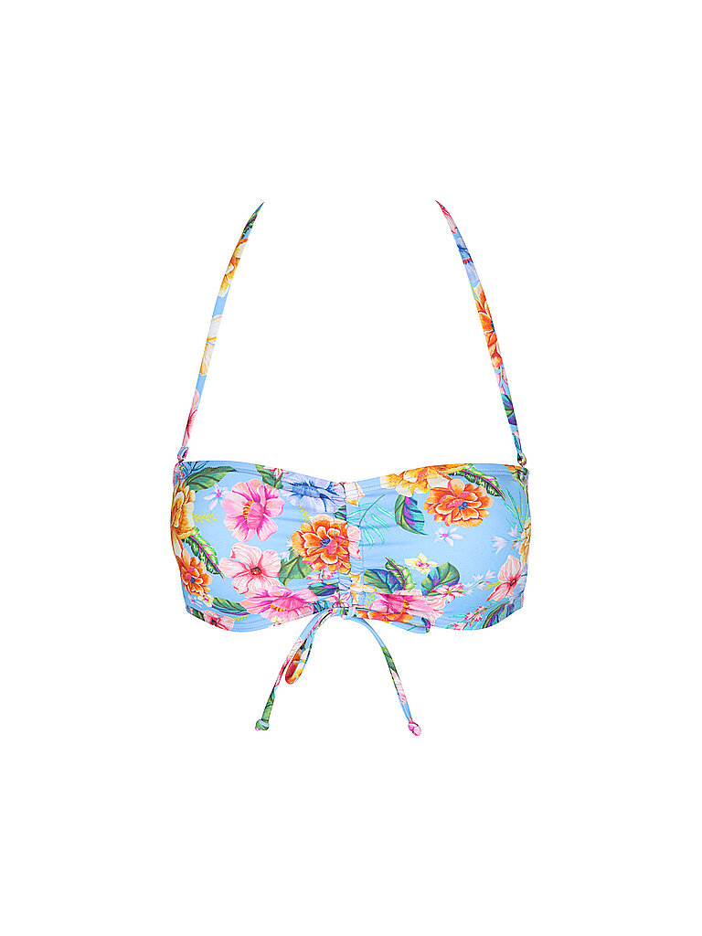 darling harbour Damen Bikinioberteil New Bandeaux bunt