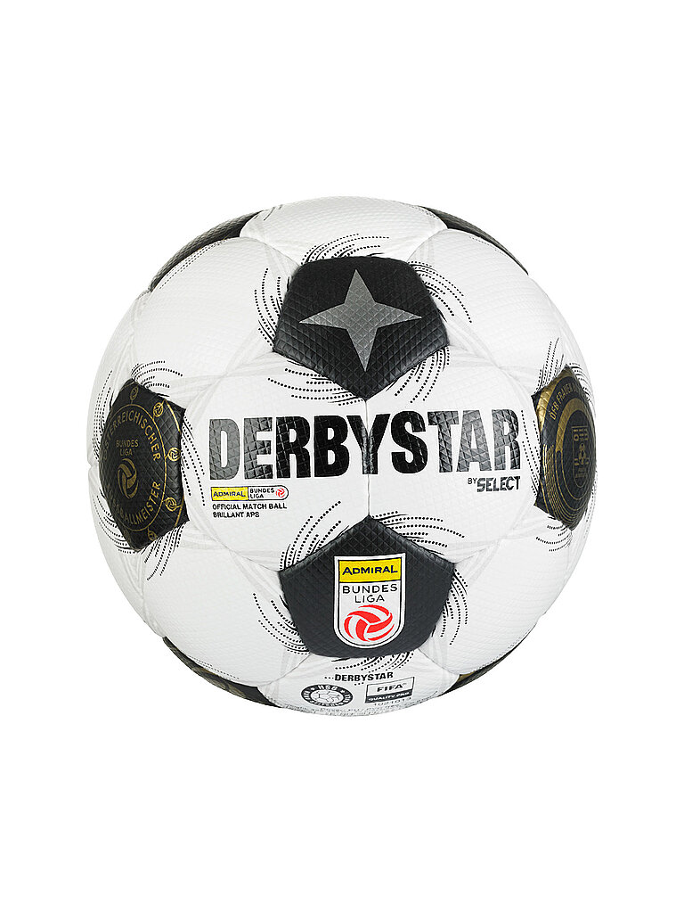 DERBYSTAR Fußball Matchball ÖFBL Brillant APS v26 weiss