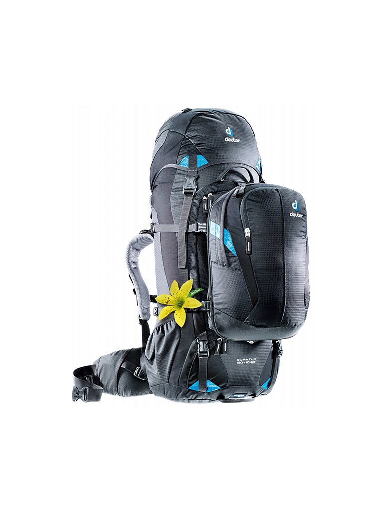 DEUTER Trekkingrucksack Quantum 60+10L SL schwarz