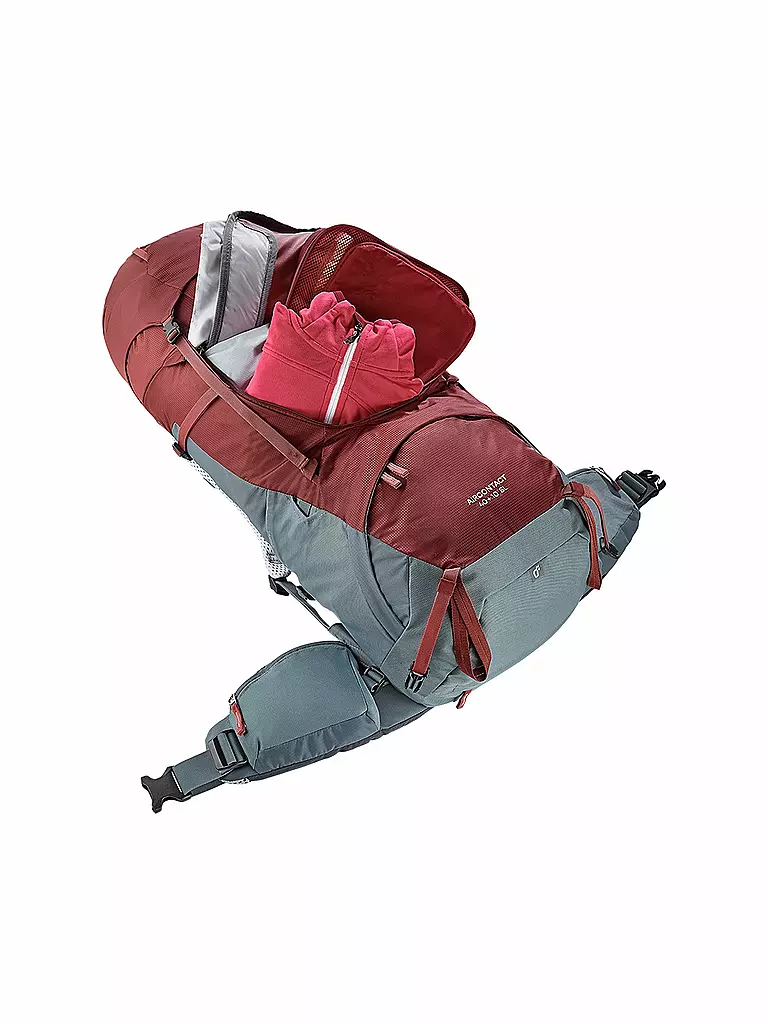 DEUTER | Damen Trekkingrucksack Aircontact 40+10L SL | rot