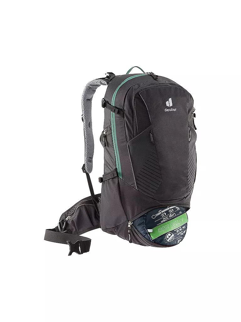 DEUTER | Fahrrad Rucksack Trans Alpine 30L | schwarz