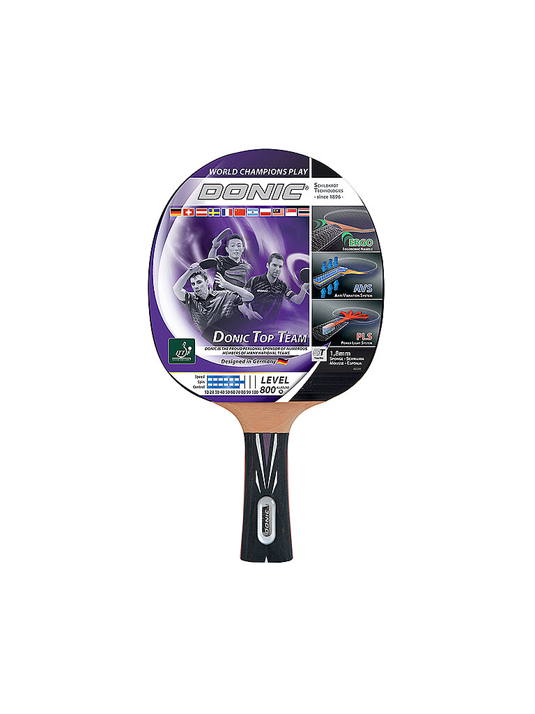 DONIC SCHILDKRÖT Tischtennisschläger Top Team 800 grau