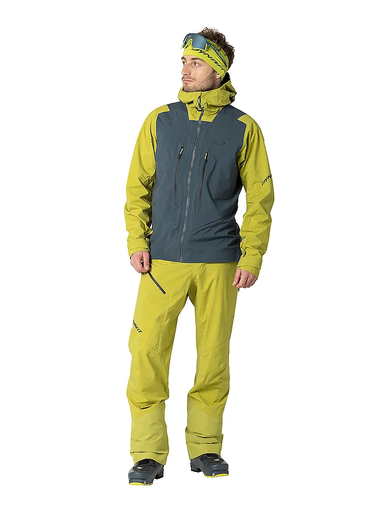 DYNAFIT Herren Tourenjacke Blacklight 3L Hoodie gold | S — Bild 3