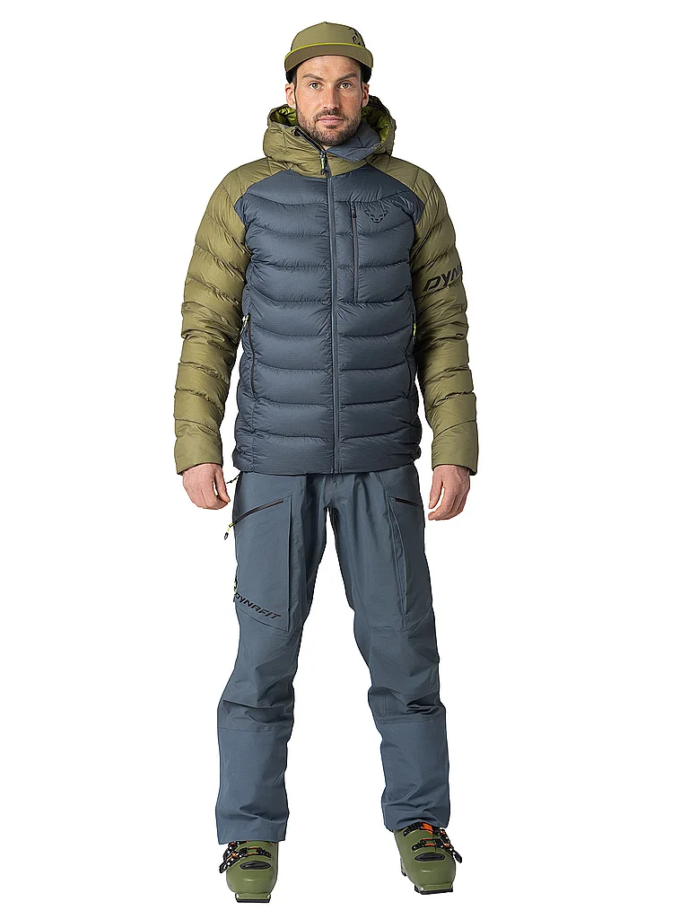 DYNAFIT Herren Isojacke Tigard Daune Hoodie olive | XL — Bild 3