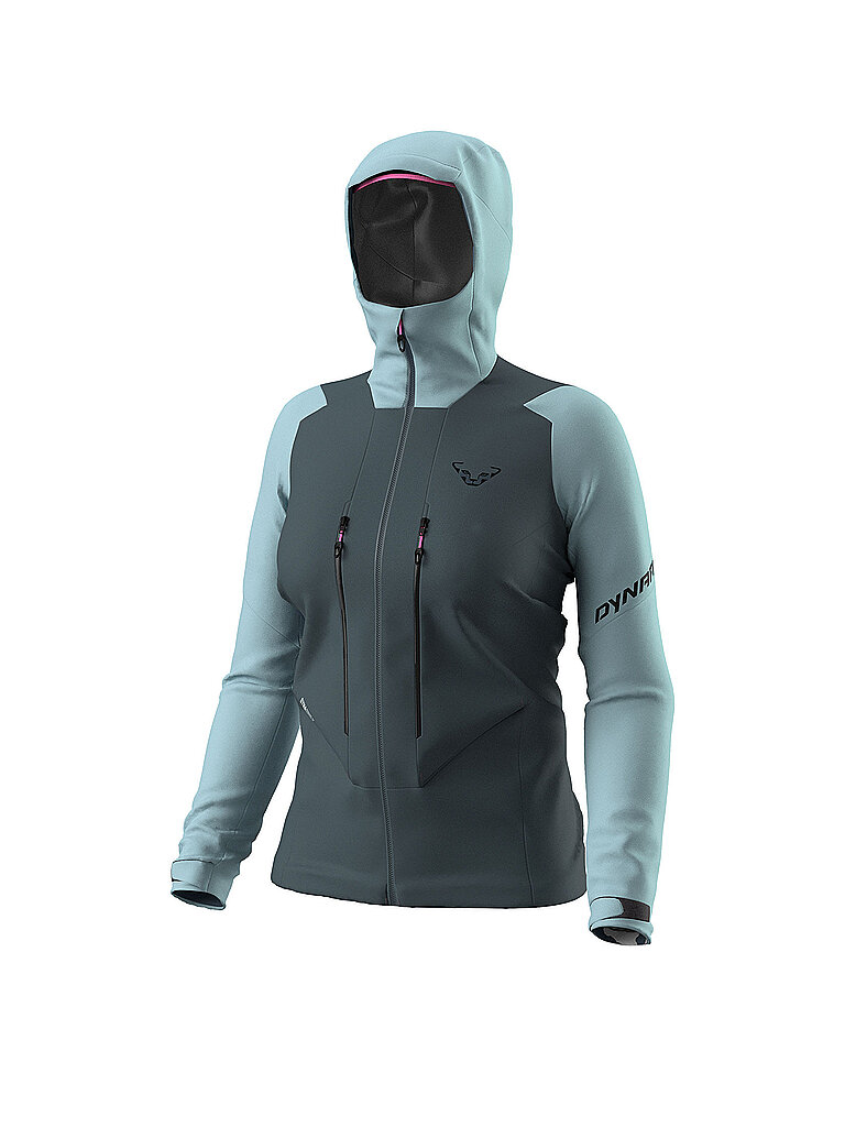 DYNAFIT Damen Tourenjacke Blacklight 3L Hoodie hellblau | L — Bild 2