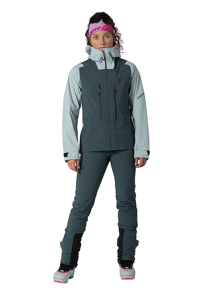DYNAFIT Damen Tourenjacke Blacklight 3L Hoodie hellblau | L — Bild 3