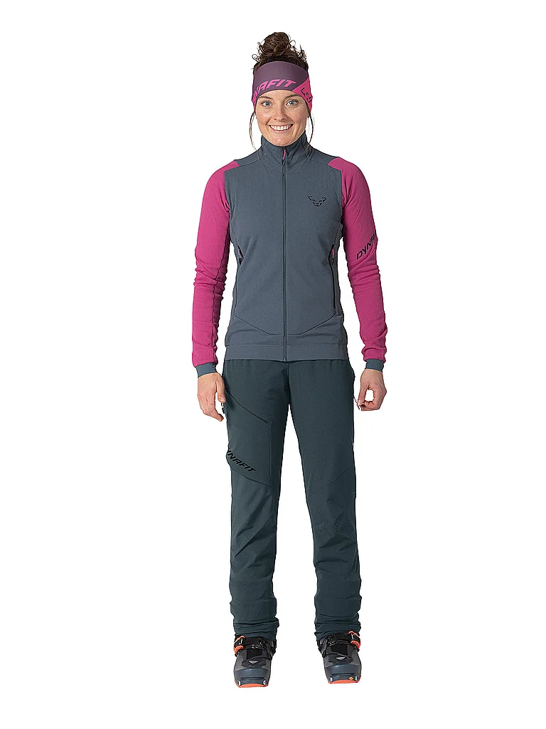 DYNAFIT Damen Fleecejacke Blacklight Thermal Hoodie grau | S — Bild 3