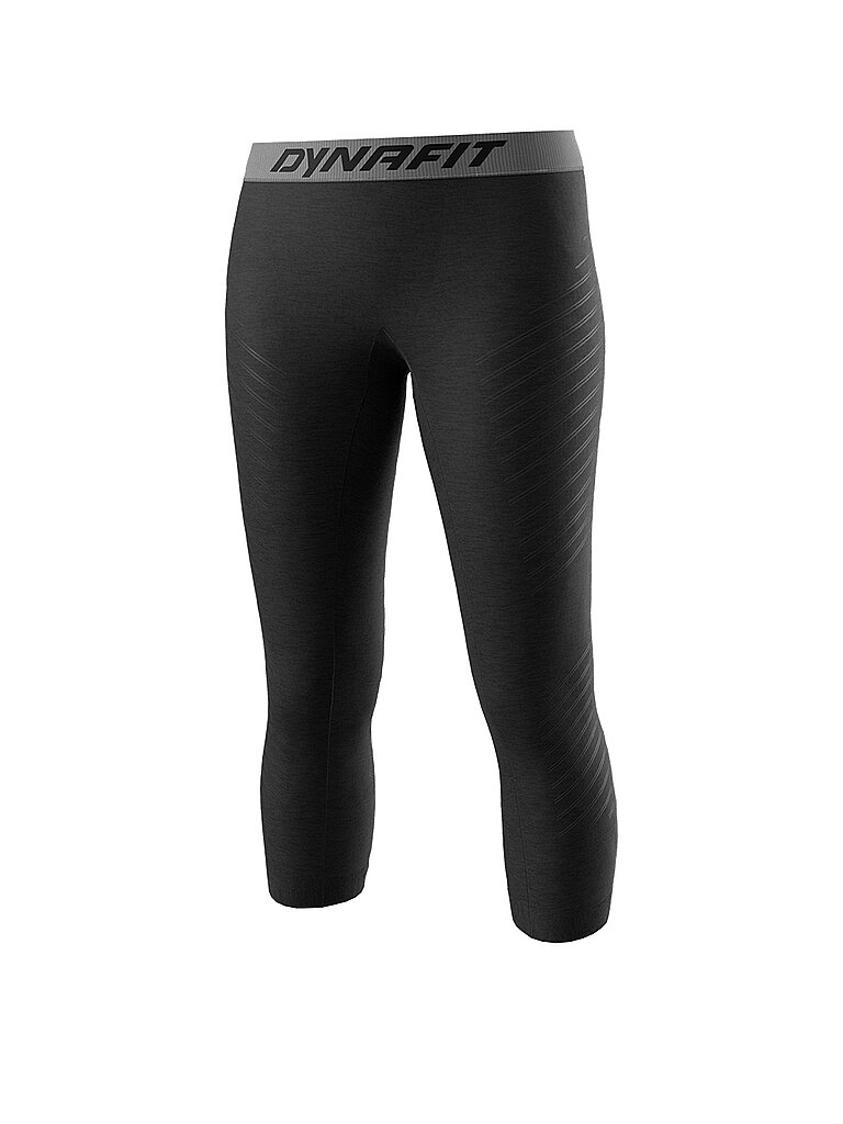 DYNAFIT Damen Unterzieh Hose Tour Light Merino 3/4 schwarz | S — Bild 2