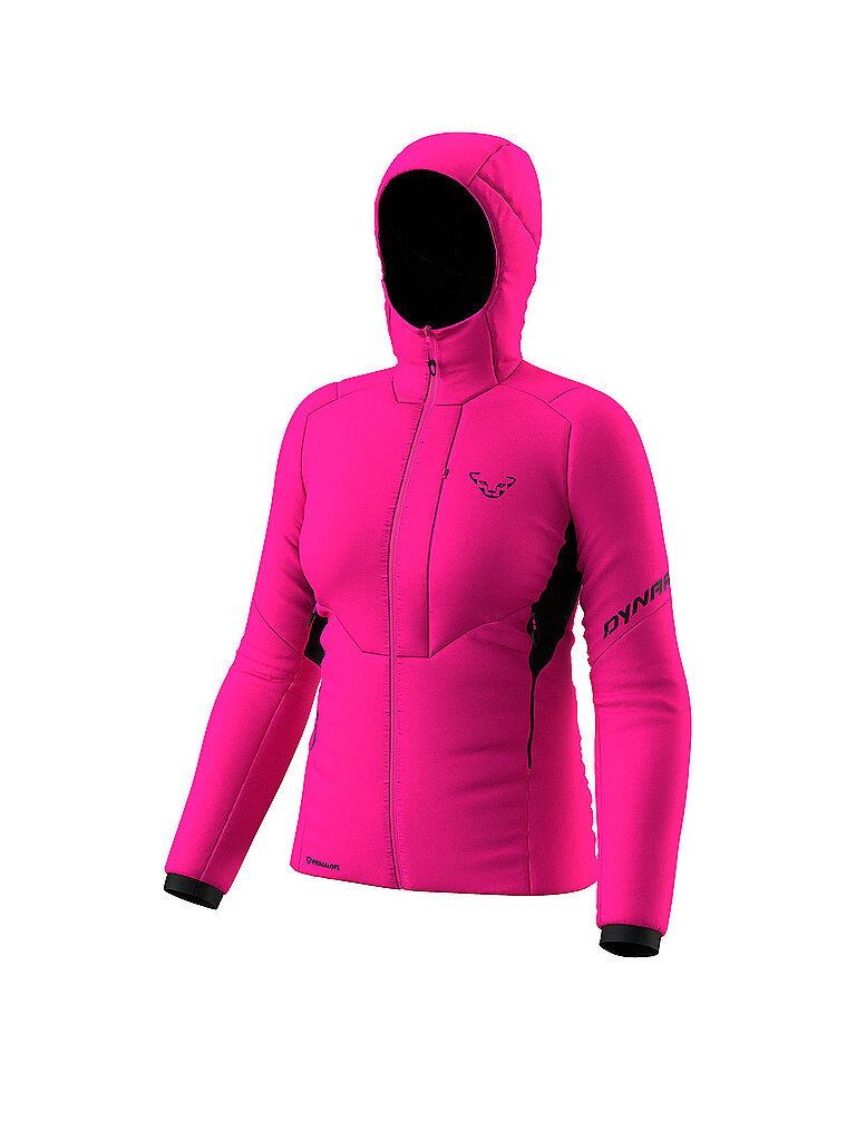 DYNAFIT Damen Isojacke Blacklight Primaloft Hoodie pink | L