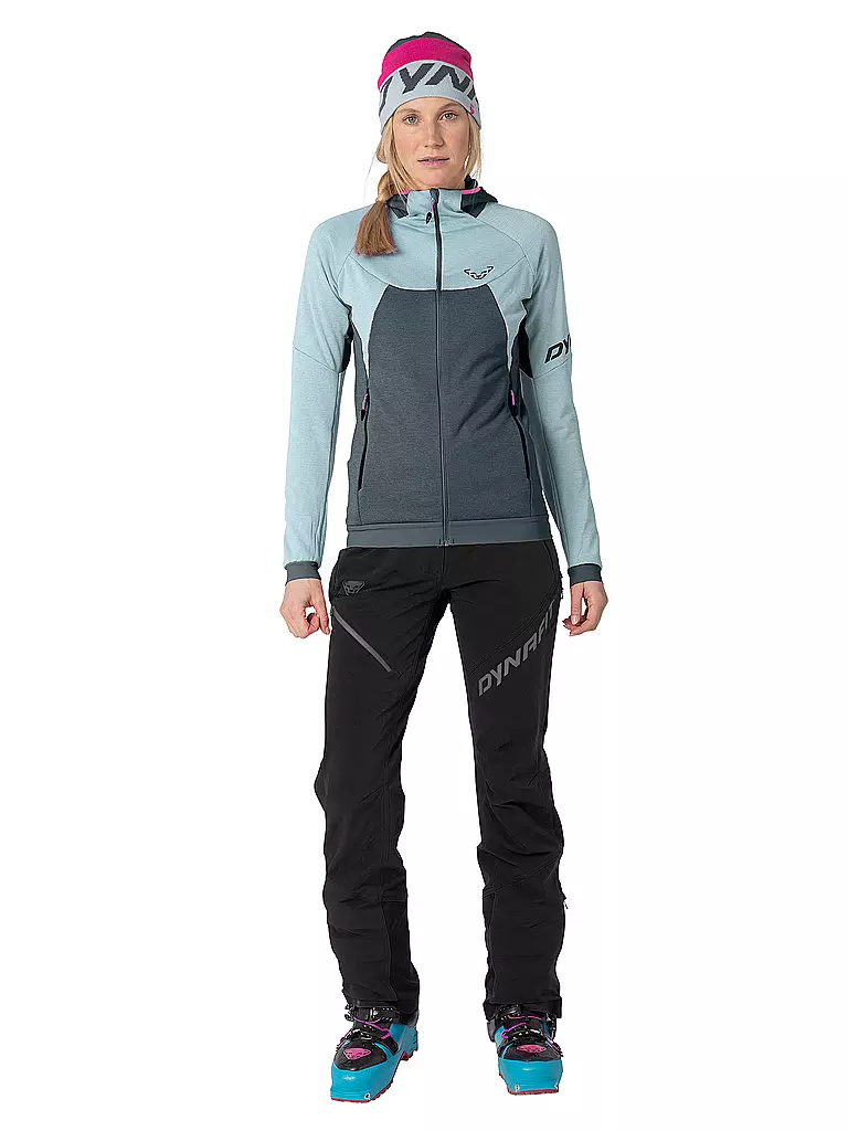 DYNAFIT | Damen Fleecejacke Tour Wool Thermal | hellblau