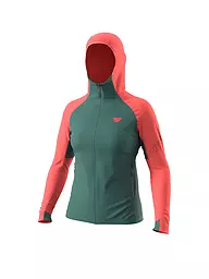 DYNAFIT | Damen Fleecejacke Transalper Polartec Hoodie | petrol