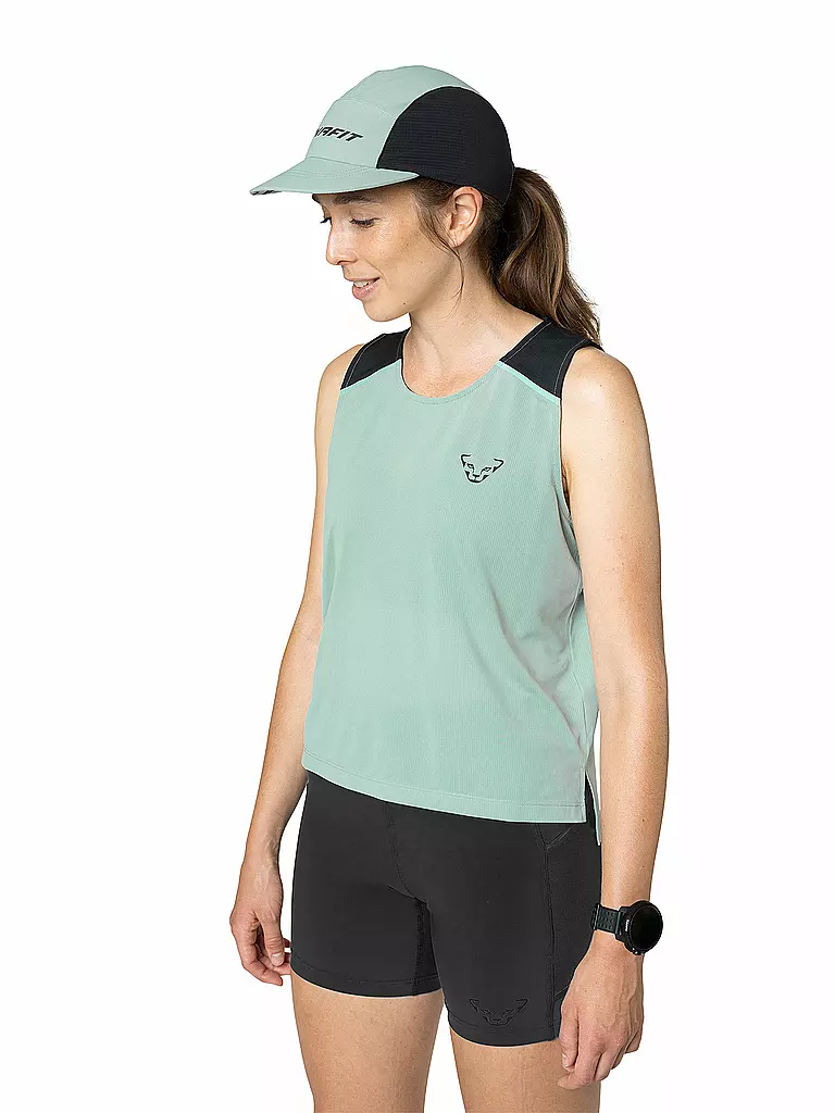 DYNAFIT | Damen Funktionstop Sky Cropped | hellgrün