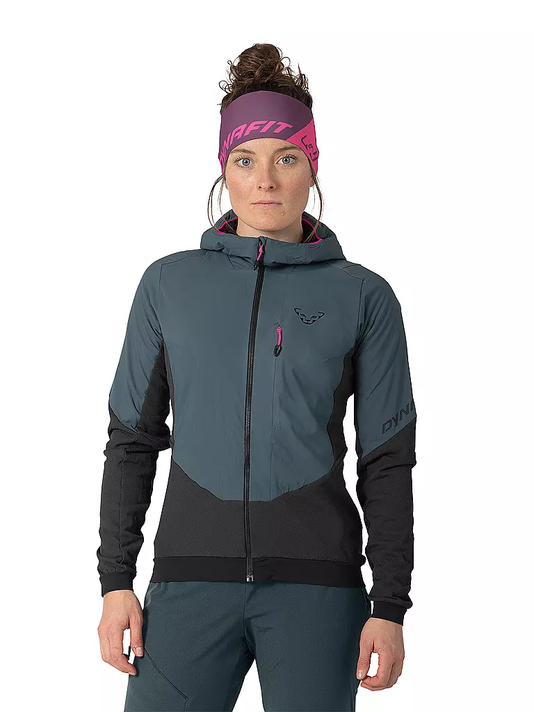 DYNAFIT | Damen Hybridjacke Blacklight Thermal Hoodie | grau
