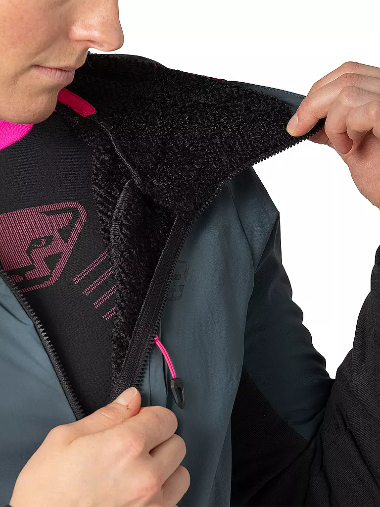 DYNAFIT | Damen Hybridjacke Blacklight Thermal Hoodie | grau
