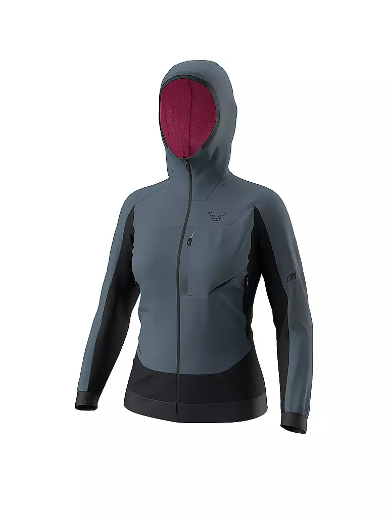 DYNAFIT | Damen Isojacke Tigard Alpha Direct Hoodie | grau