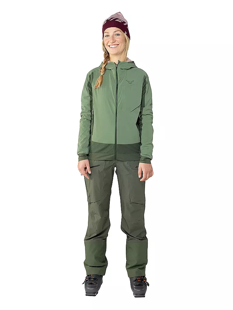 DYNAFIT | Damen Isojacke Tigard Alpha Direct Hoodie | olive