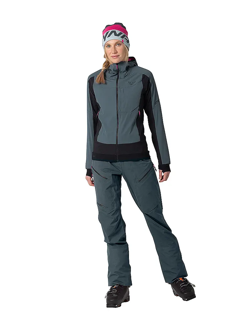 DYNAFIT | Damen Isojacke Tigard Alpha Direct Hoodie | grau