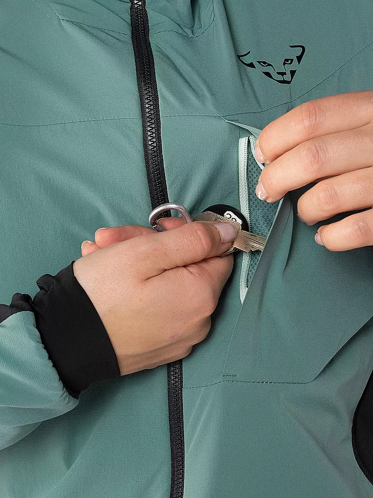 DYNAFIT | Damen Isojacke Tigard Alpha Direct Hoodie | hellblau