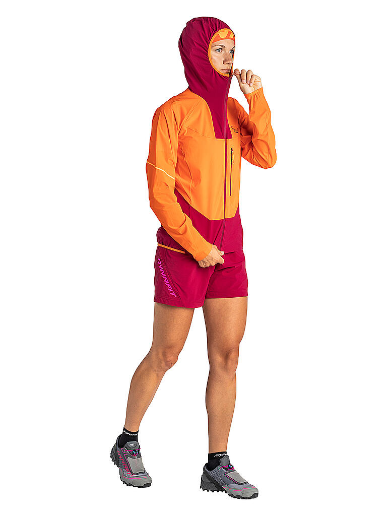 DYNAFIT | Damen Softshelljacke Traverse Stretch | orange