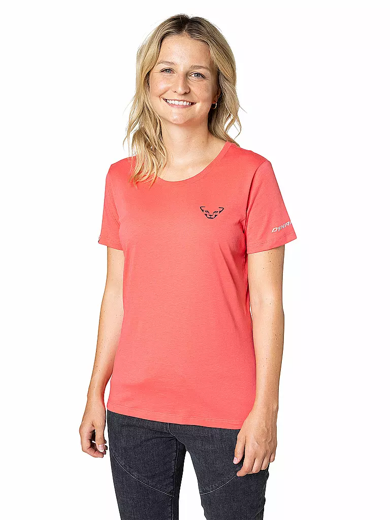 DYNAFIT | Damen T-Shirt 24/7 Graphic | koralle